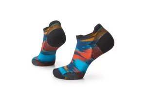 Run Targeted Cushion Brushed Print Low Ankle Socks