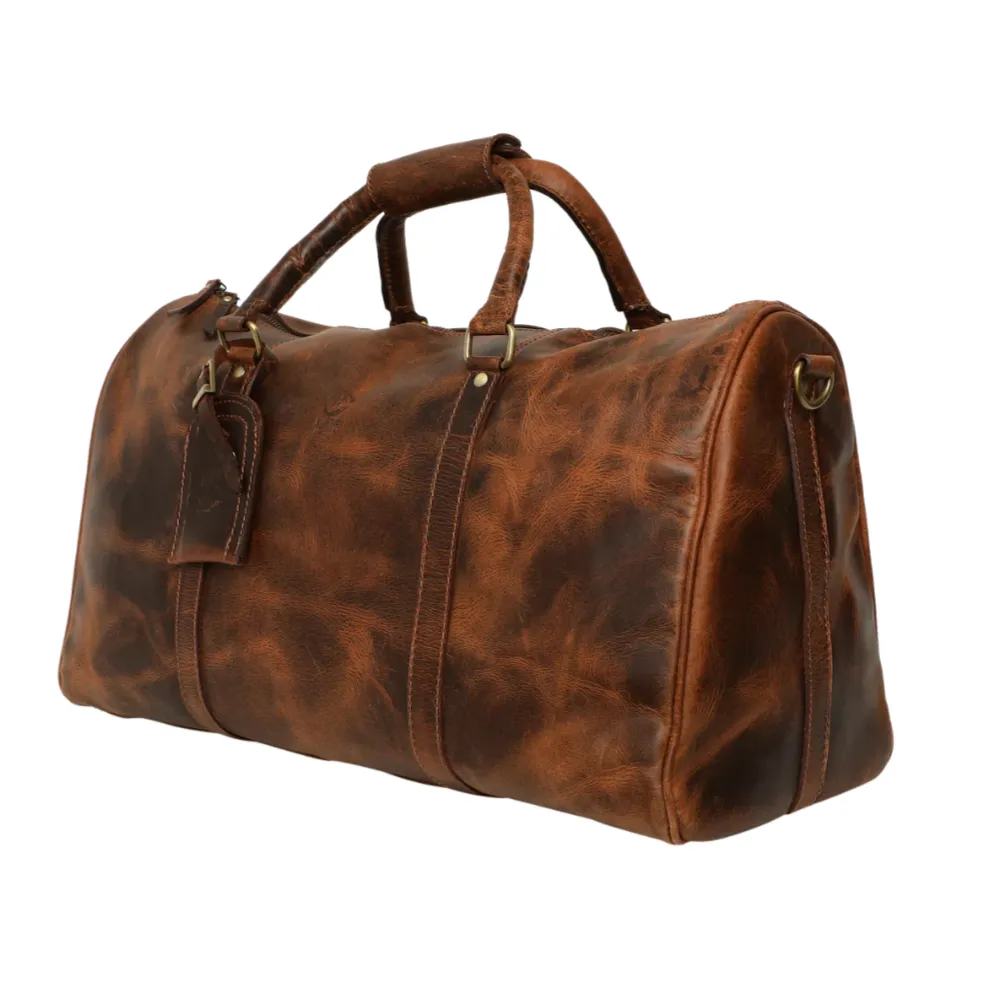 RusticTown Nando Duffle Bag (Mulberry)