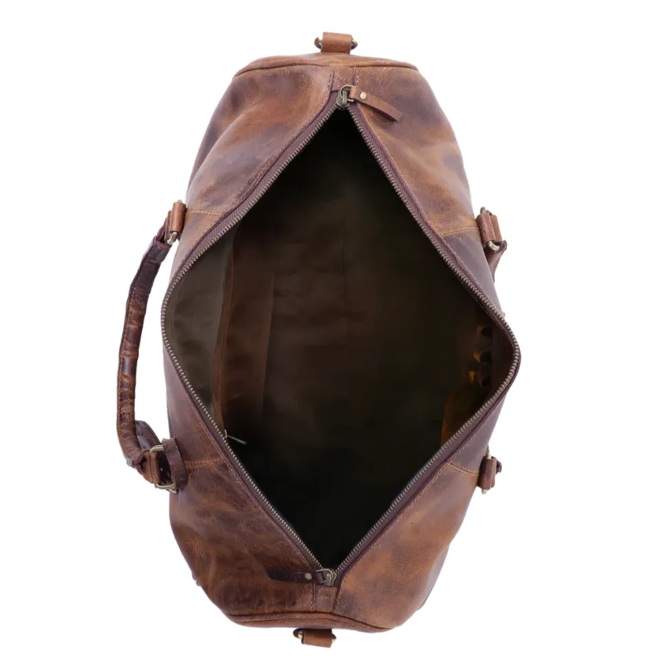 RusticTown Nando Duffle Bag (Mulberry)