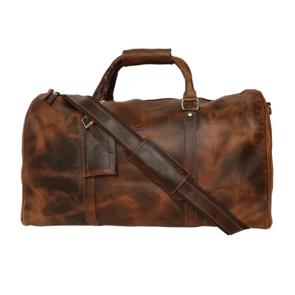 RusticTown Nando Duffle Bag (Mulberry)