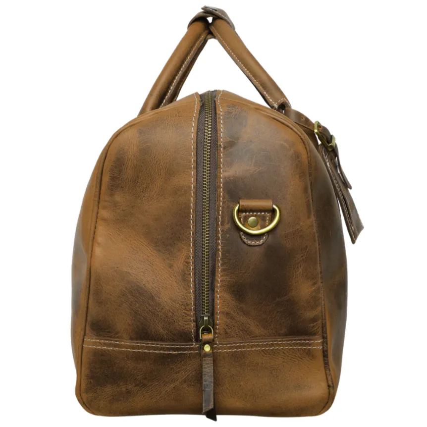 RusticTown Sasha Travel Duffle Bag (Brown)