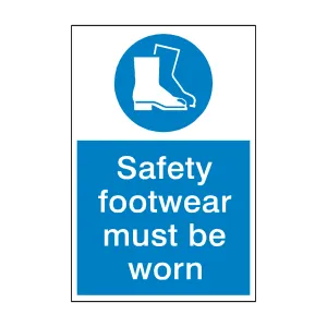 Safety Footwear Mandatory Sign