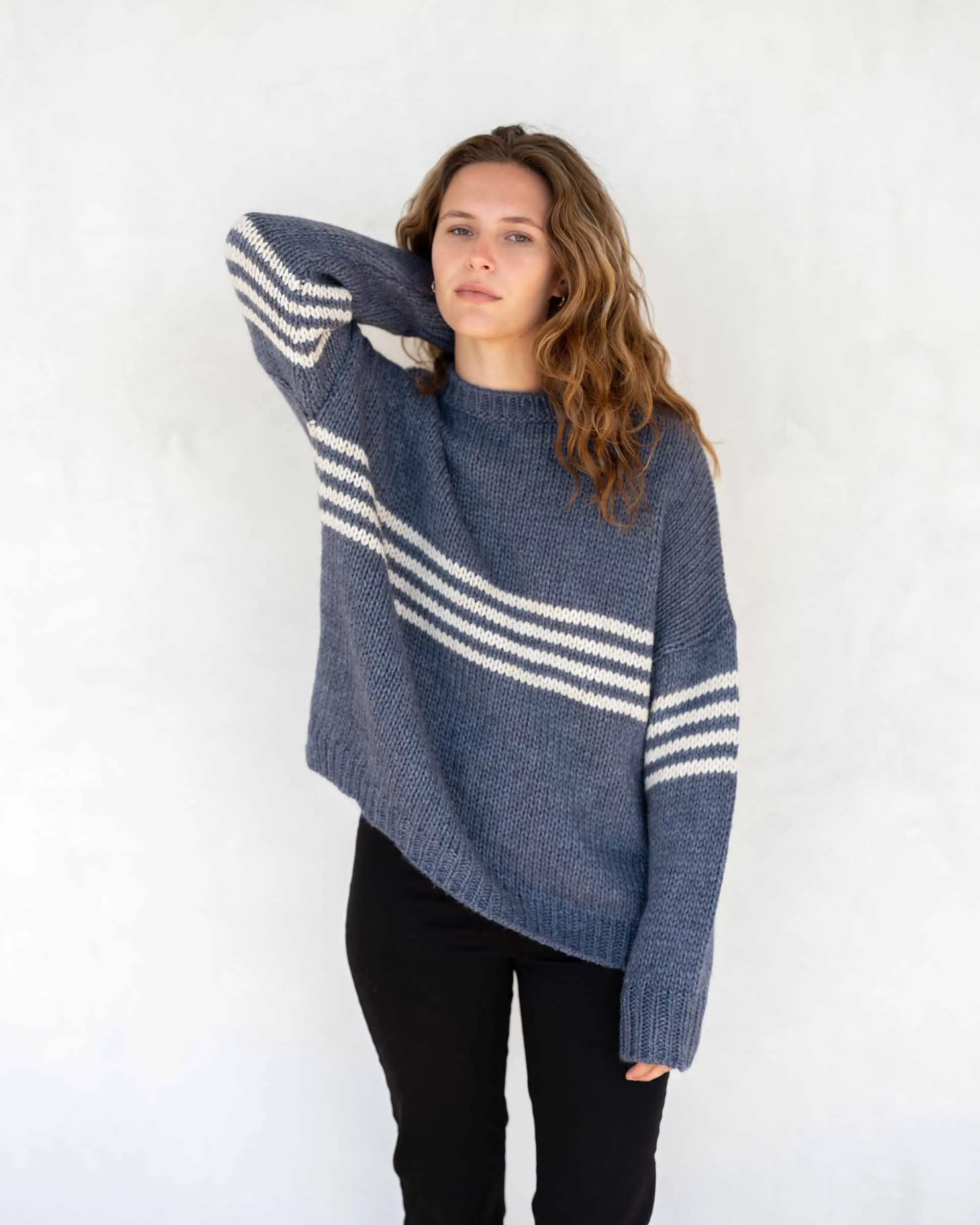 Seacoast Stripe Crewneck Sweater