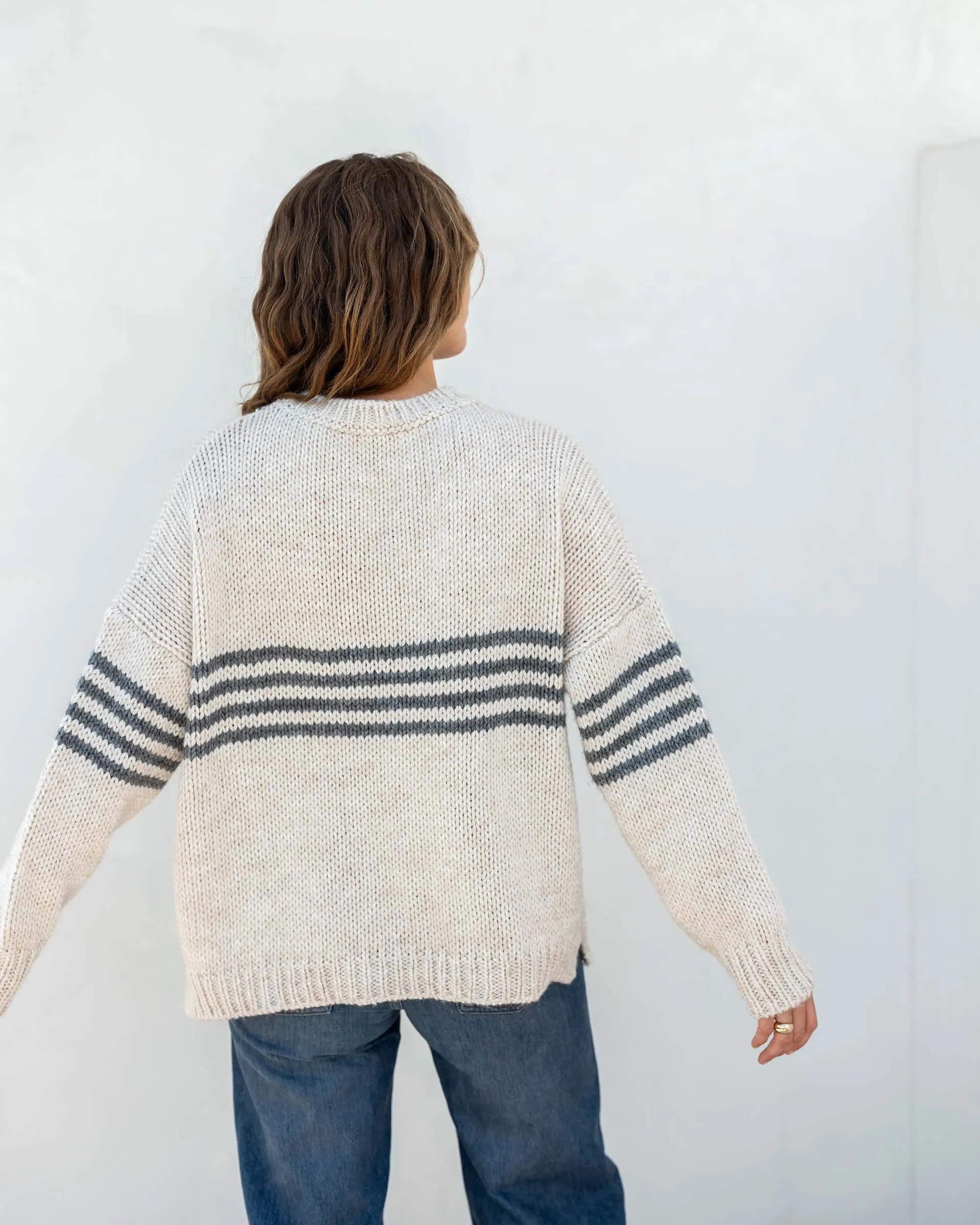 Seacoast Stripe Crewneck Sweater