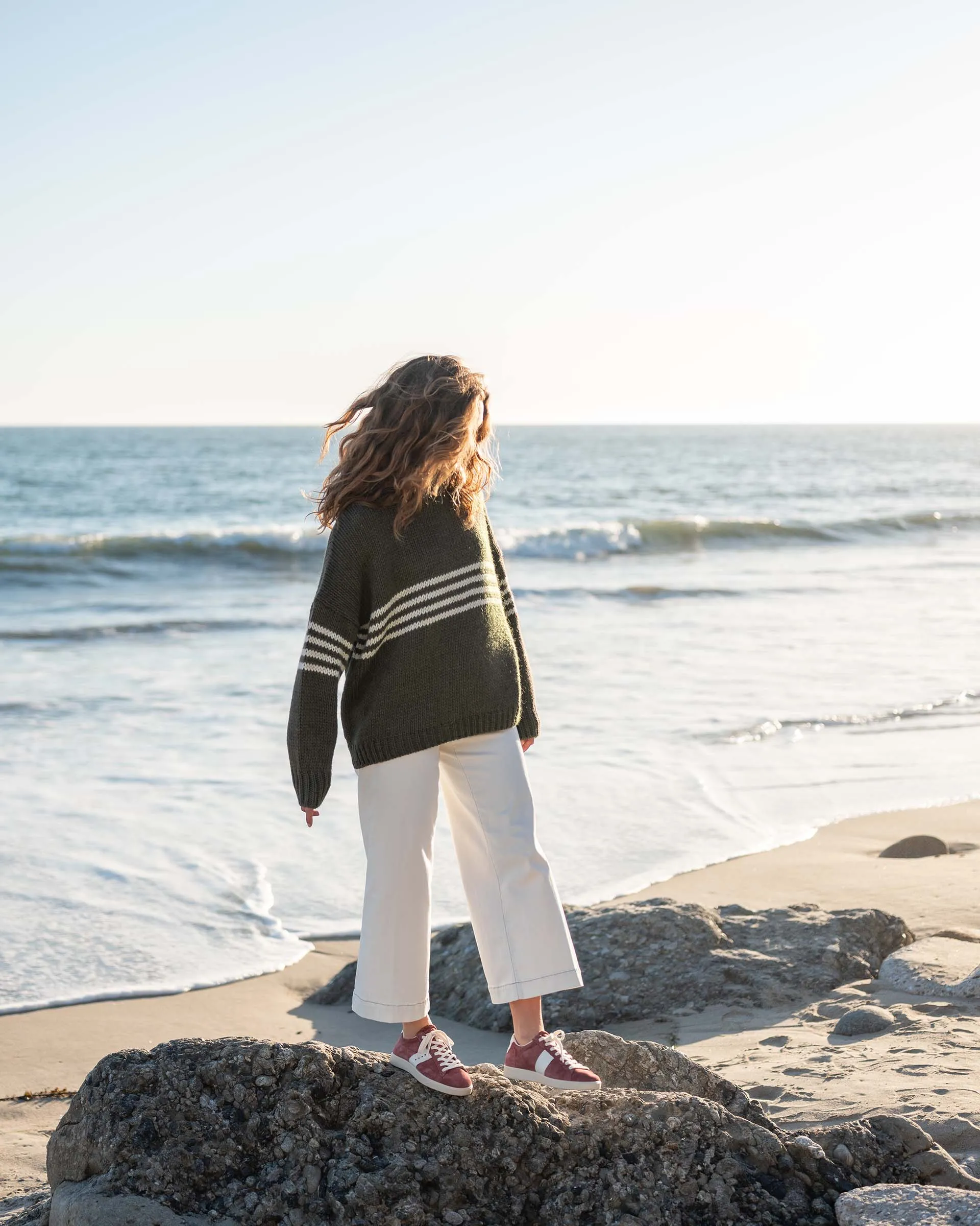 Seacoast Stripe Crewneck Sweater