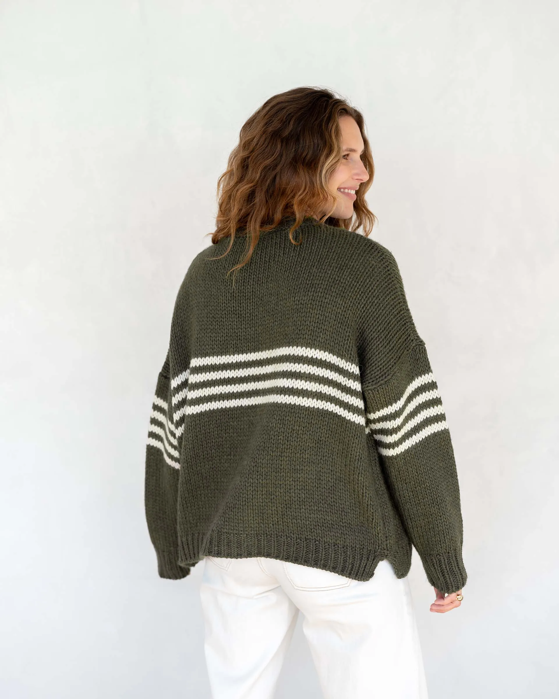 Seacoast Stripe Crewneck Sweater