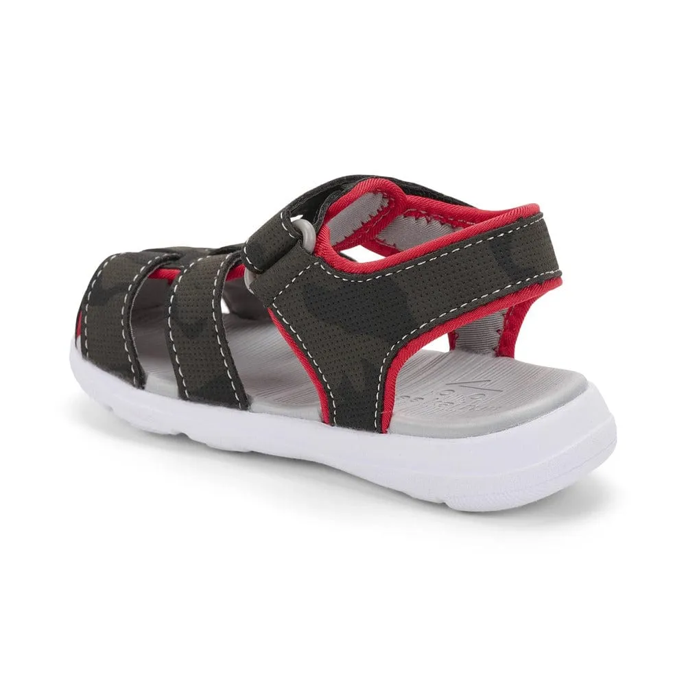 See Kai Run Boys Cyrus IV FlexiRun Sandals - Gray/Red