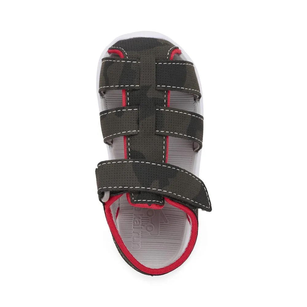 See Kai Run Boys Cyrus IV FlexiRun Sandals - Gray/Red