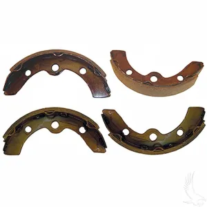 Set of 4 Brake Shoes For EZGO / Club Car / Yamaha G1, G2, & G8