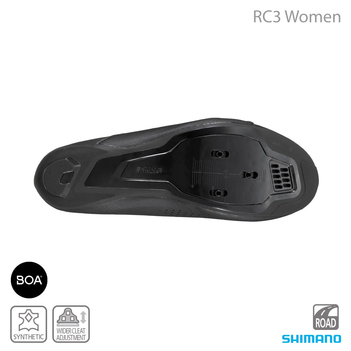 Shimano Women's Shoes SH-RC300 Black