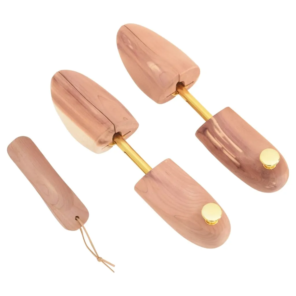 Shoe Stretcher with Shoe Horn EU 44-45 Solid Wood Cedar