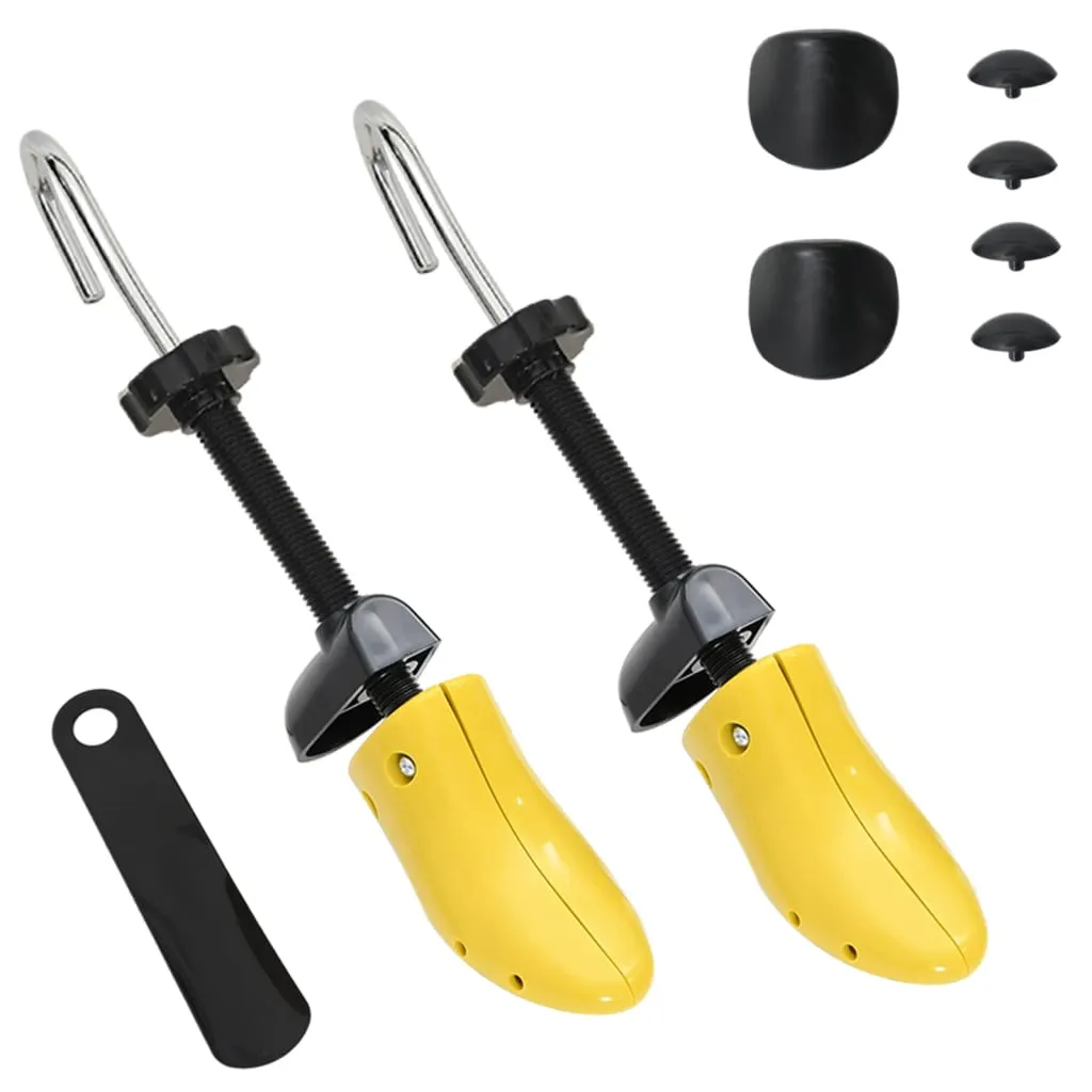 Shoe Stretchers with Shoe Horn Yellow EU 34-37 Plastic