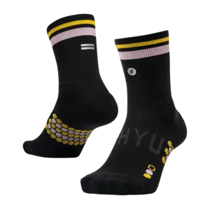 SHYU - Racing Socks - Black/Pastel/Amber