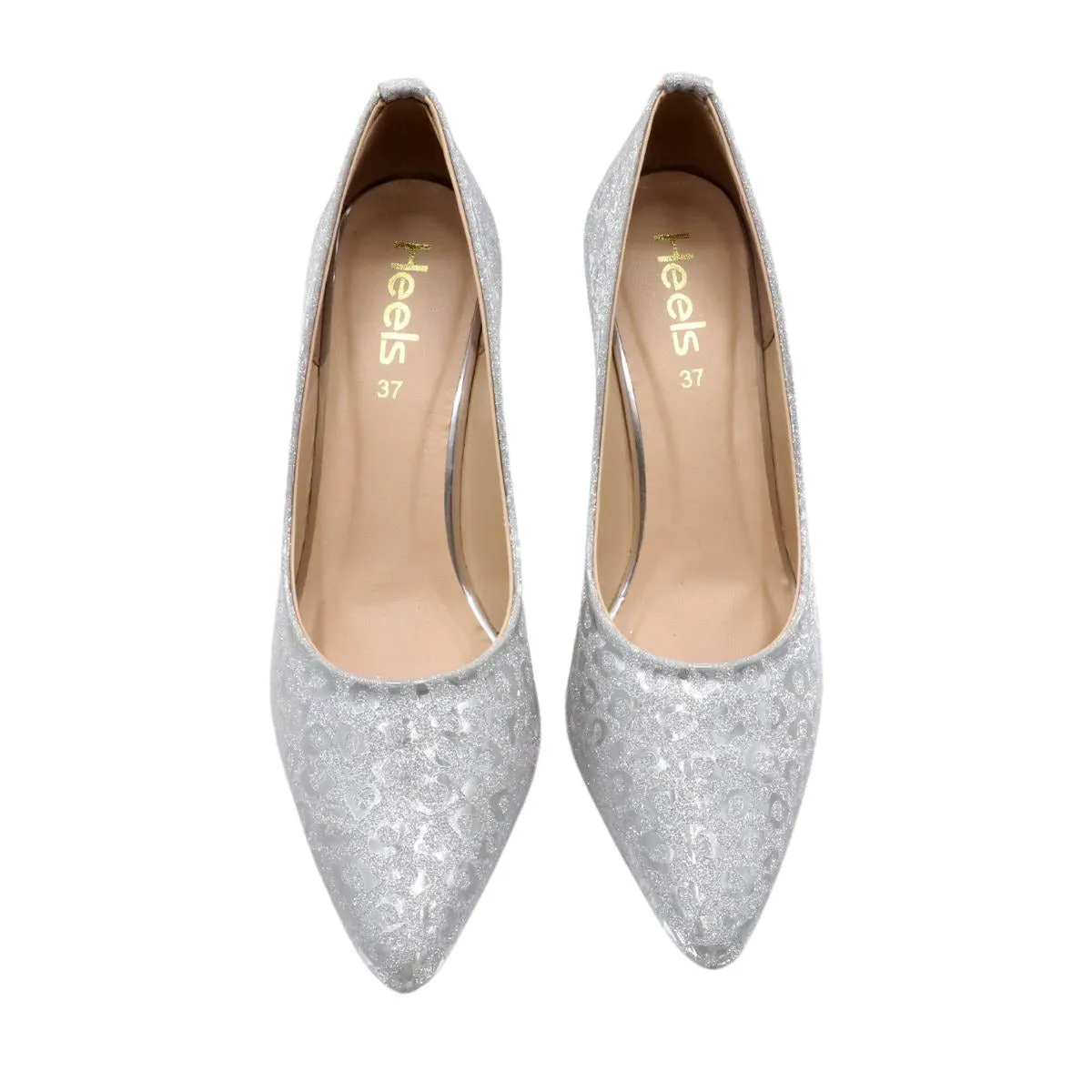 Silver Fancy Court Shoes L00870020