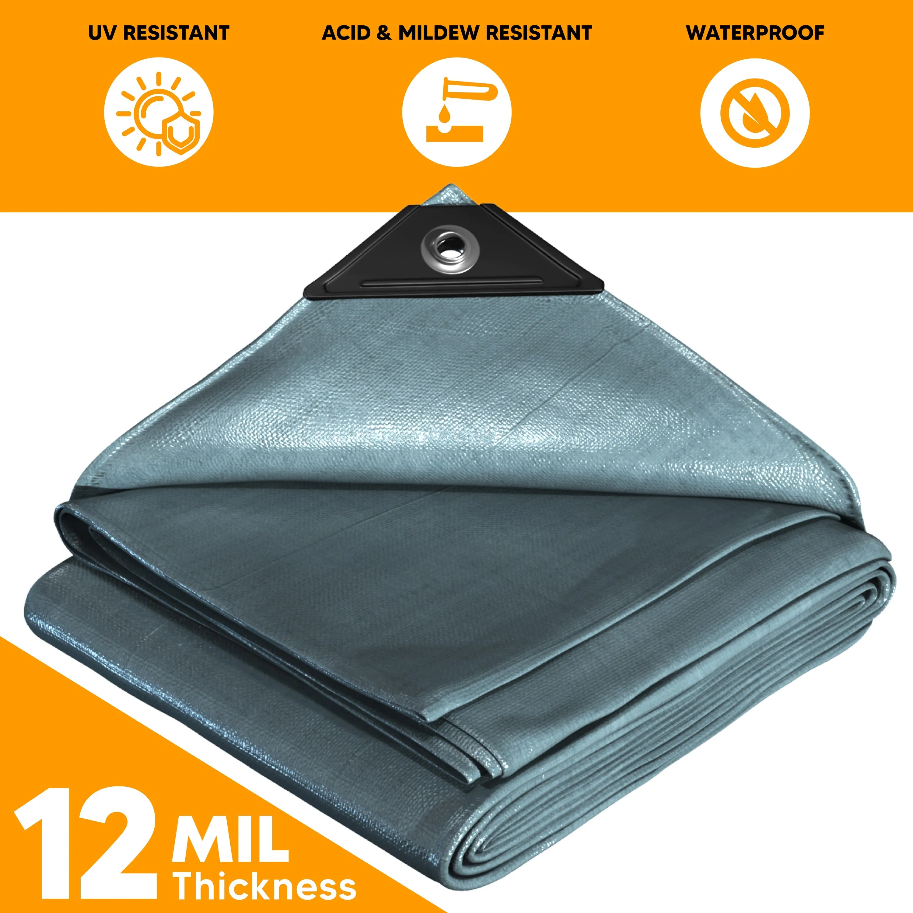 Silver Poly Tarps