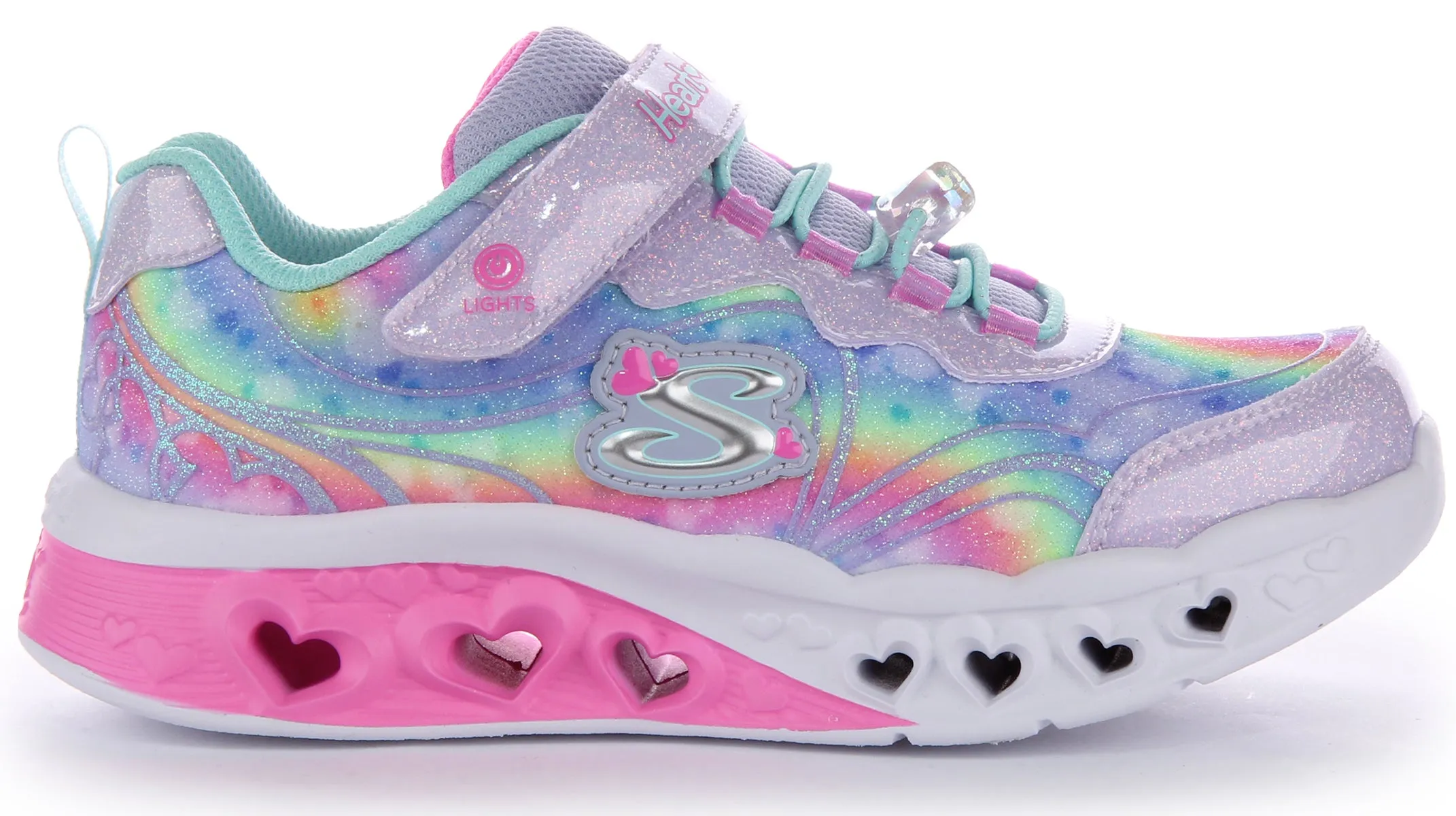 Skechers Flutter Heart In Lavender For Kids