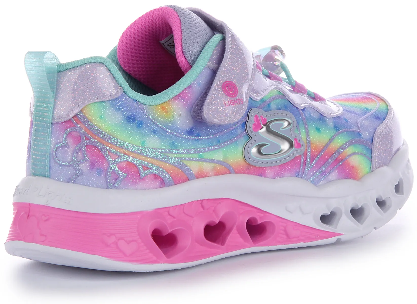 Skechers Flutter Heart In Lavender For Kids