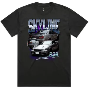 SKYLINE RETRO OVERSIZED BOX TEE