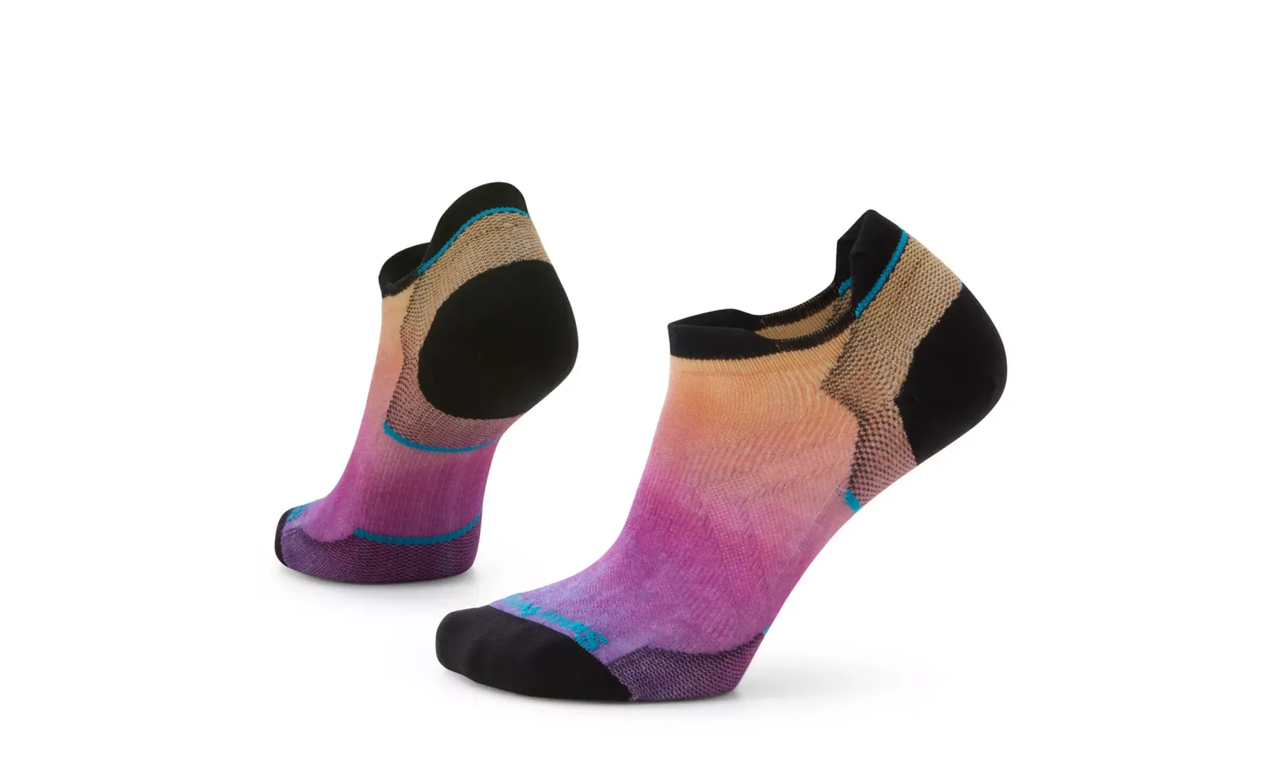 Smartwool Run Zero Cushion Ombre Print Low Ankle Socks