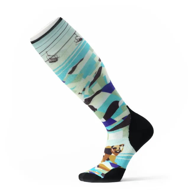 Smartwool Ski Bear Country Print Over The Calf Socks