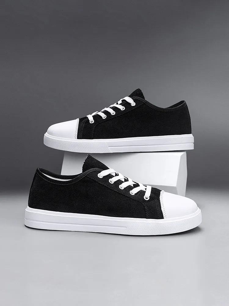 Solid Color Low Top Classic All-Matched Casual Lightweight Canvas Shoes