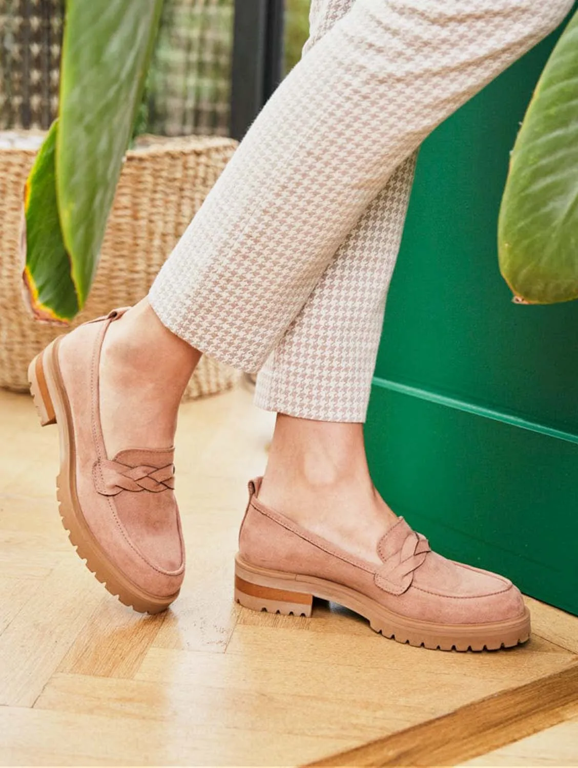 Spell Vegan Suede Loafers | Petal