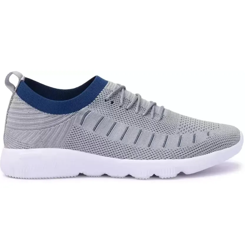 SPRENGE 22509 Zebra L.Grey T.Blue Casuals Shoes for Men (Grey, Blue) (L Grey, T Blue, 10)