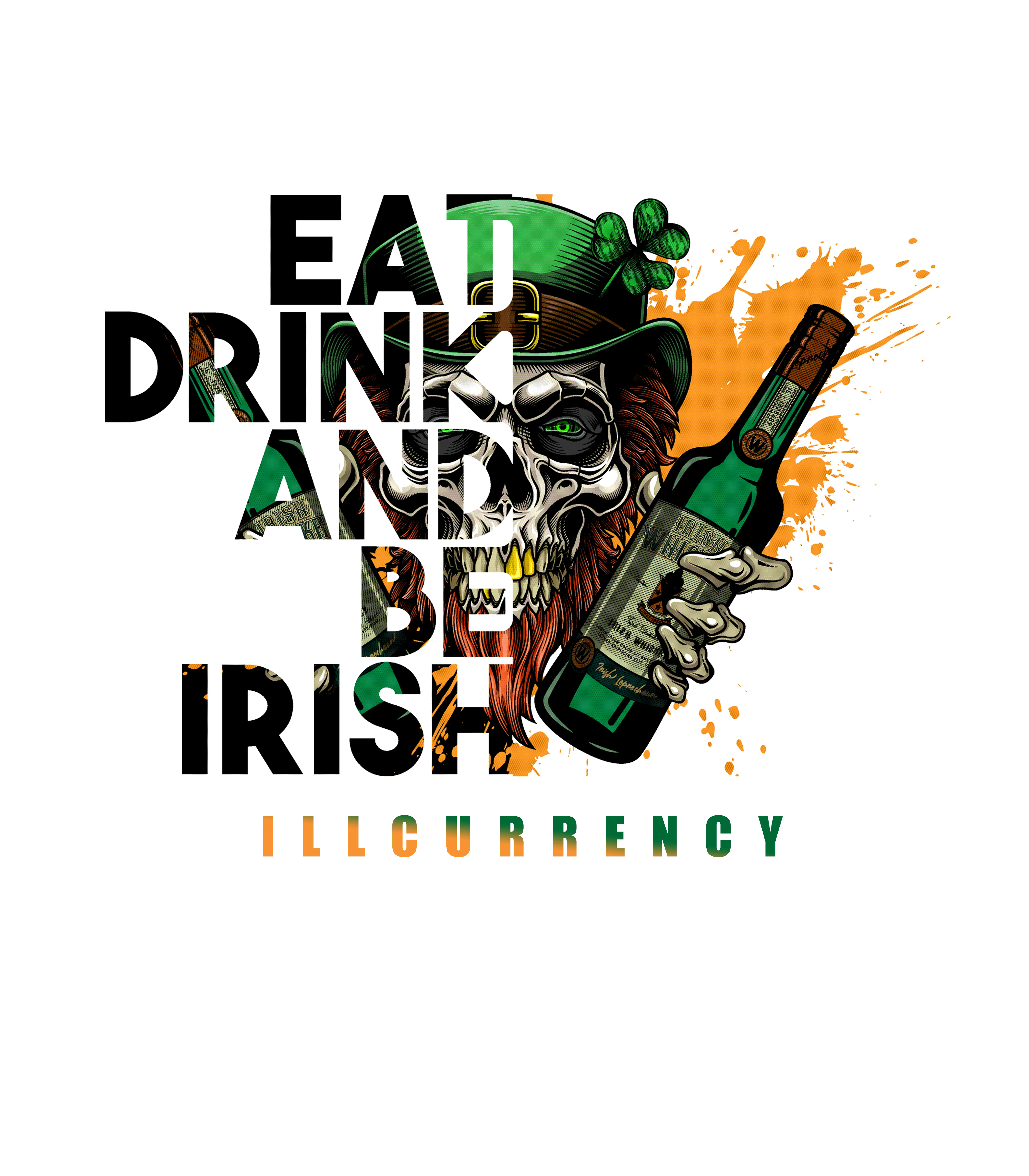 St. Pattys Collection Pine Green T-Shirt (Eat drink)