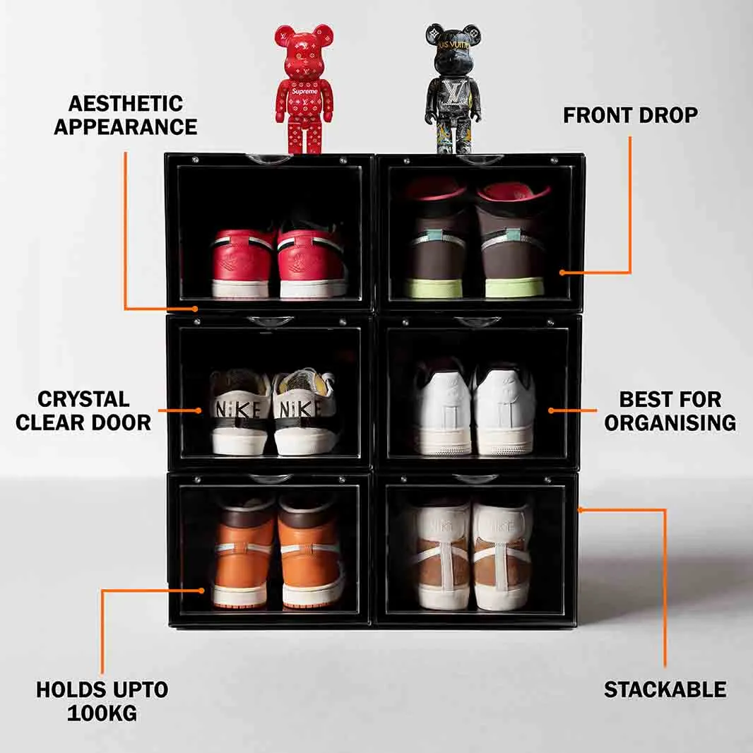 Stack'Em Sneaker Crates | Shoe Crates (Front Drop)