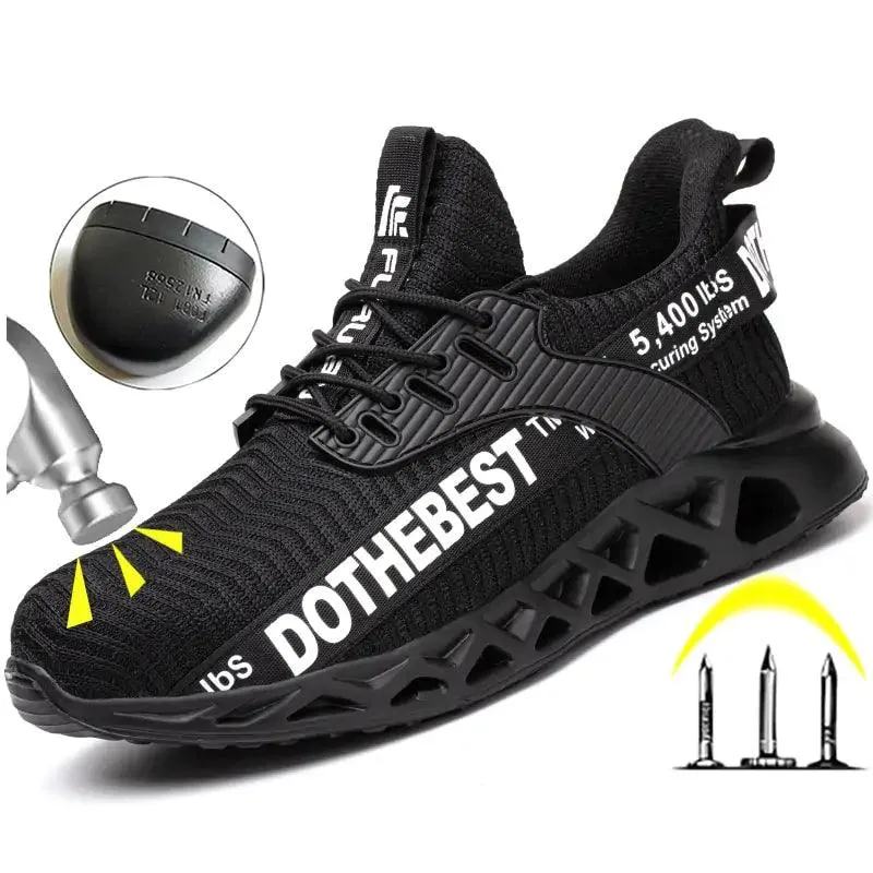 STEEL TOE LIGHTWEIGHT SAFETY SNEAKERS