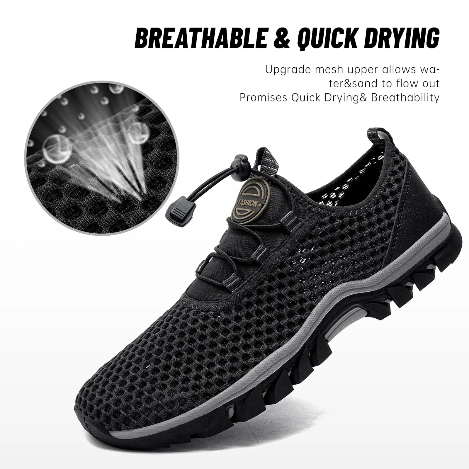 Summer Outdoor Hiking Shoes Non-slip Soft Sole Breathable Wading Shoes