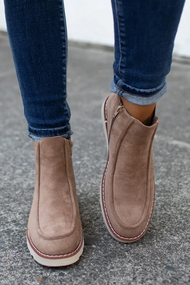 Taupe Tally Mocc Boots (7-11)