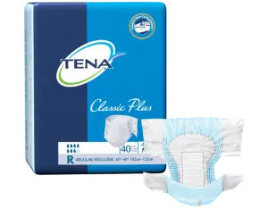 Tena 67713 Classic Plus Briefs, Medium 86 - 119cm (34 - 47)" White