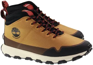 Timberland Boots Mens Winsor Trail Waterproof Mid Fabric Wheat Ripstop