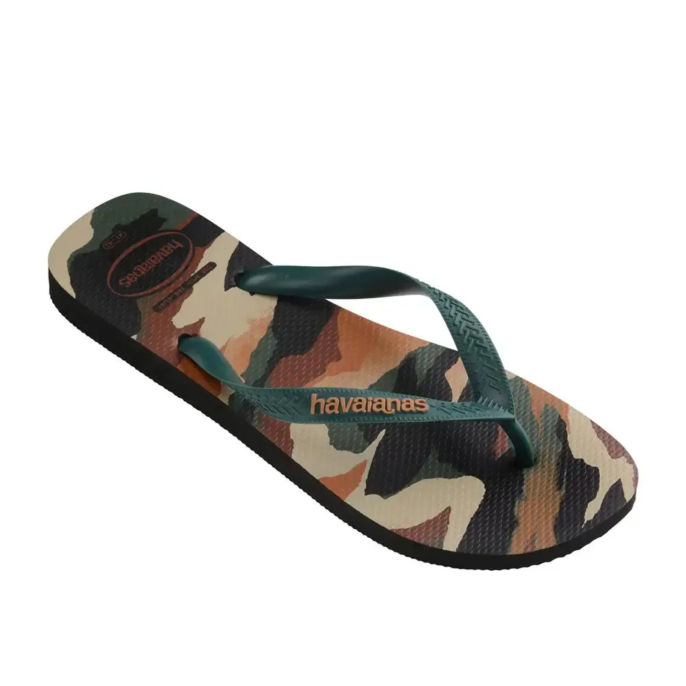 Top Camu Flip Flops