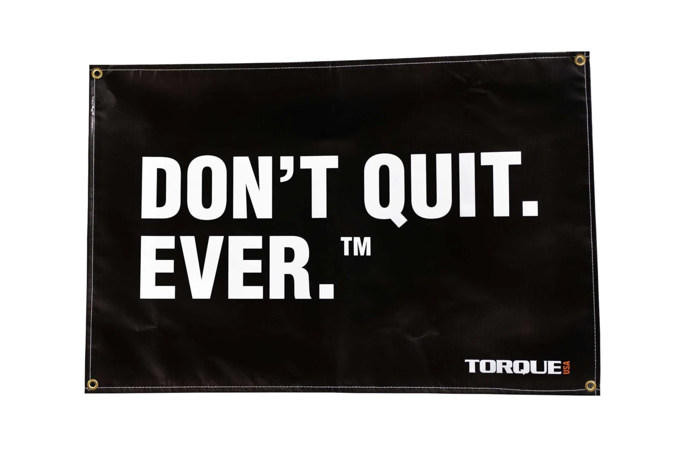 Torque "Don't Quit. Ever." Gym Banner