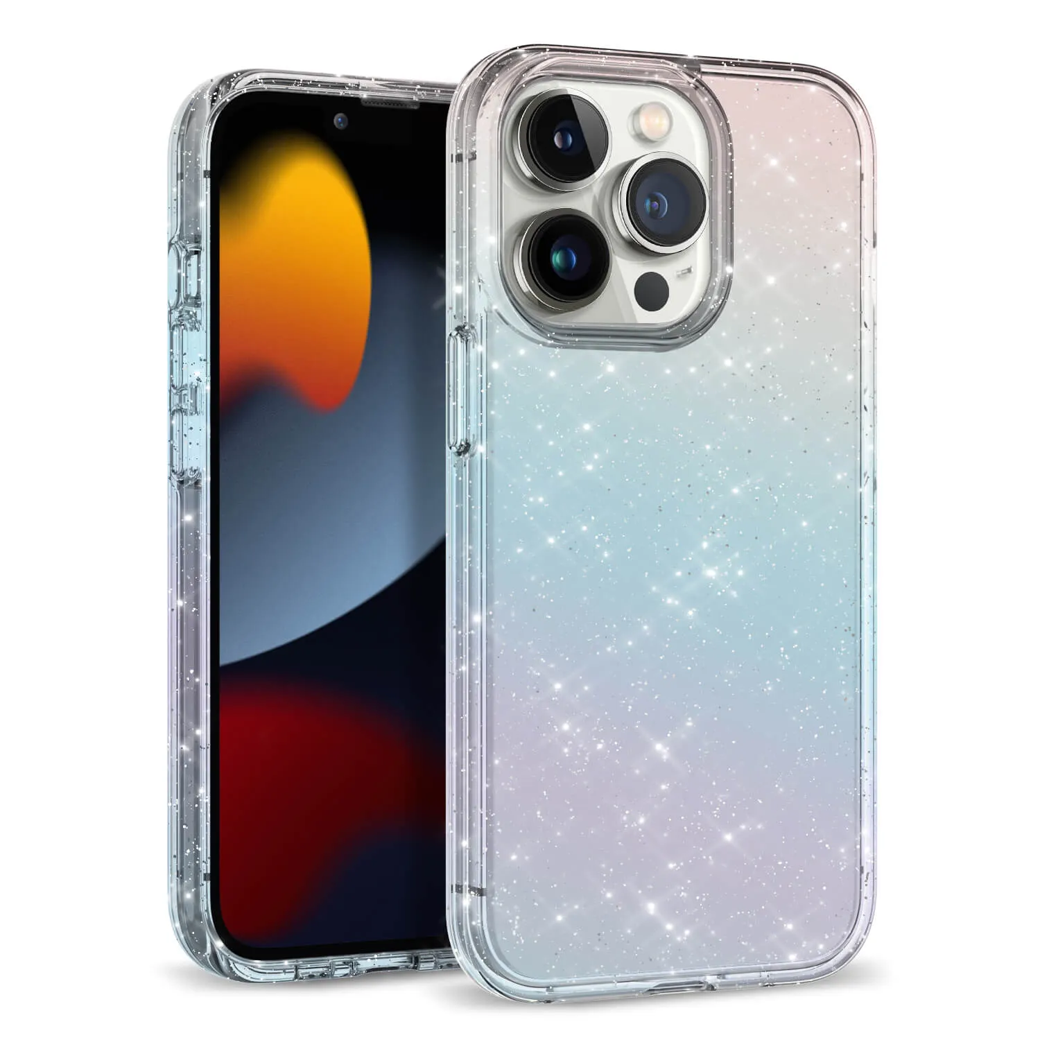 Tough On iPhone 12 Pro Max Case Glitter Iridescent