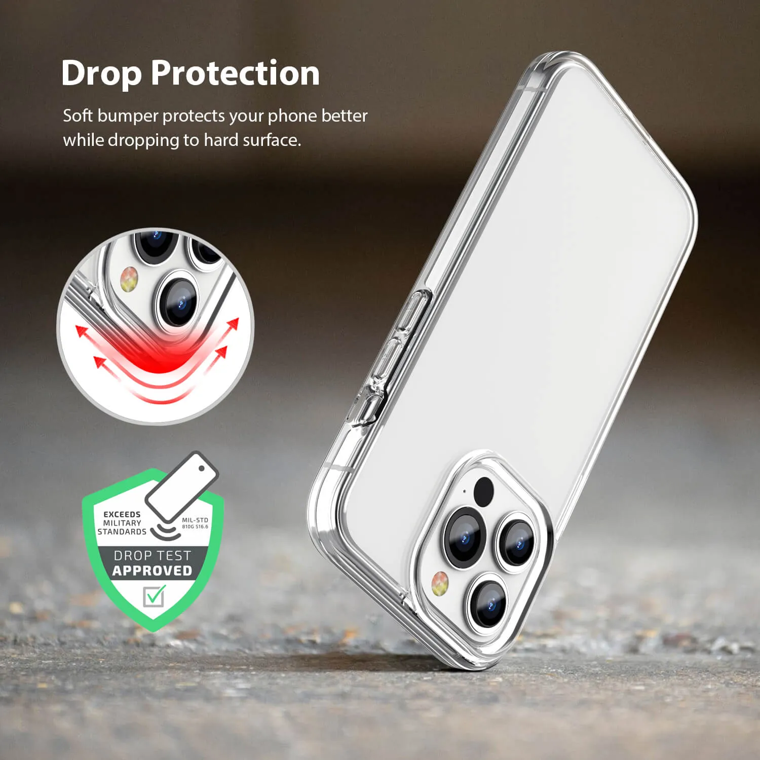 Tough On iPhone 13 Pro Max Case Clear