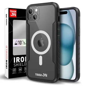 Tough On iPhone 15 Case Iron Shield with MagSafe