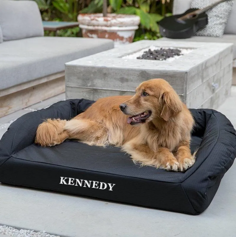 Tough Ripstop™ Rectangle Bolster Orthopedic Dog Bed