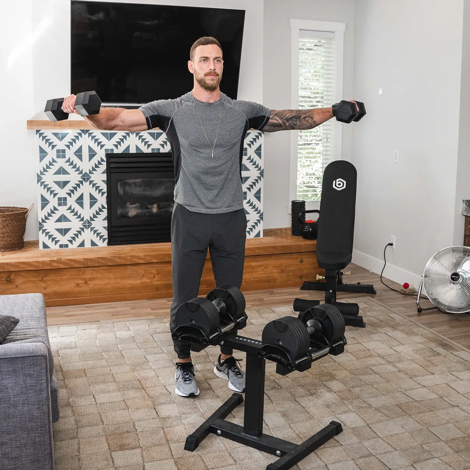 Twist Dumbbells & Premium Bench Bundle