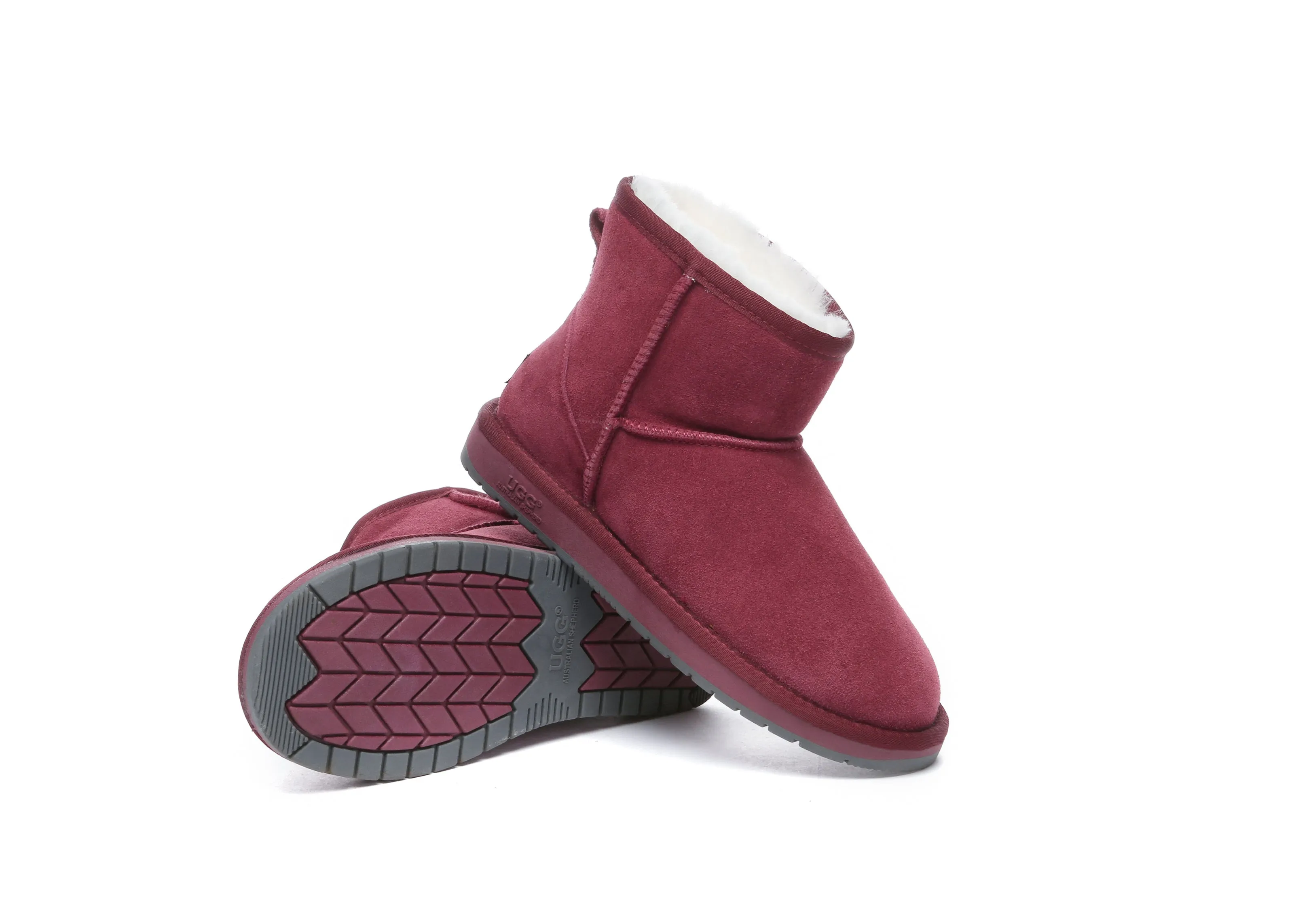 UGG Boots Women Men Sheepskin Wool Suede Mini Classic Boots