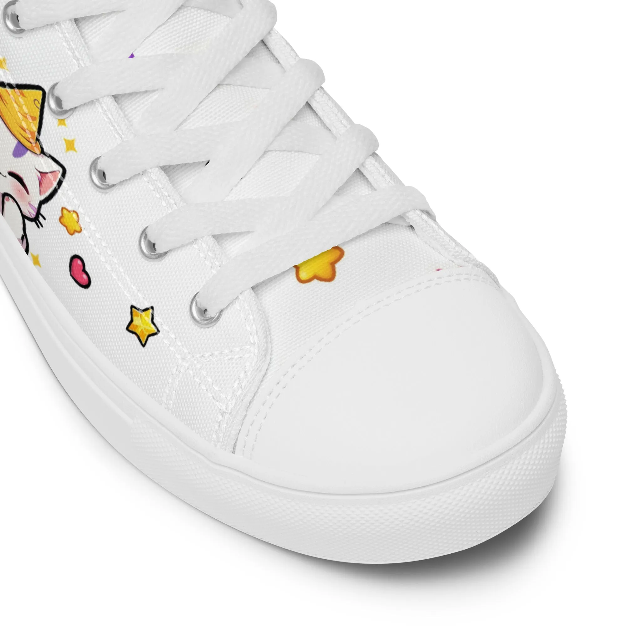 Unisex High top canvas shoes - Cute Cats