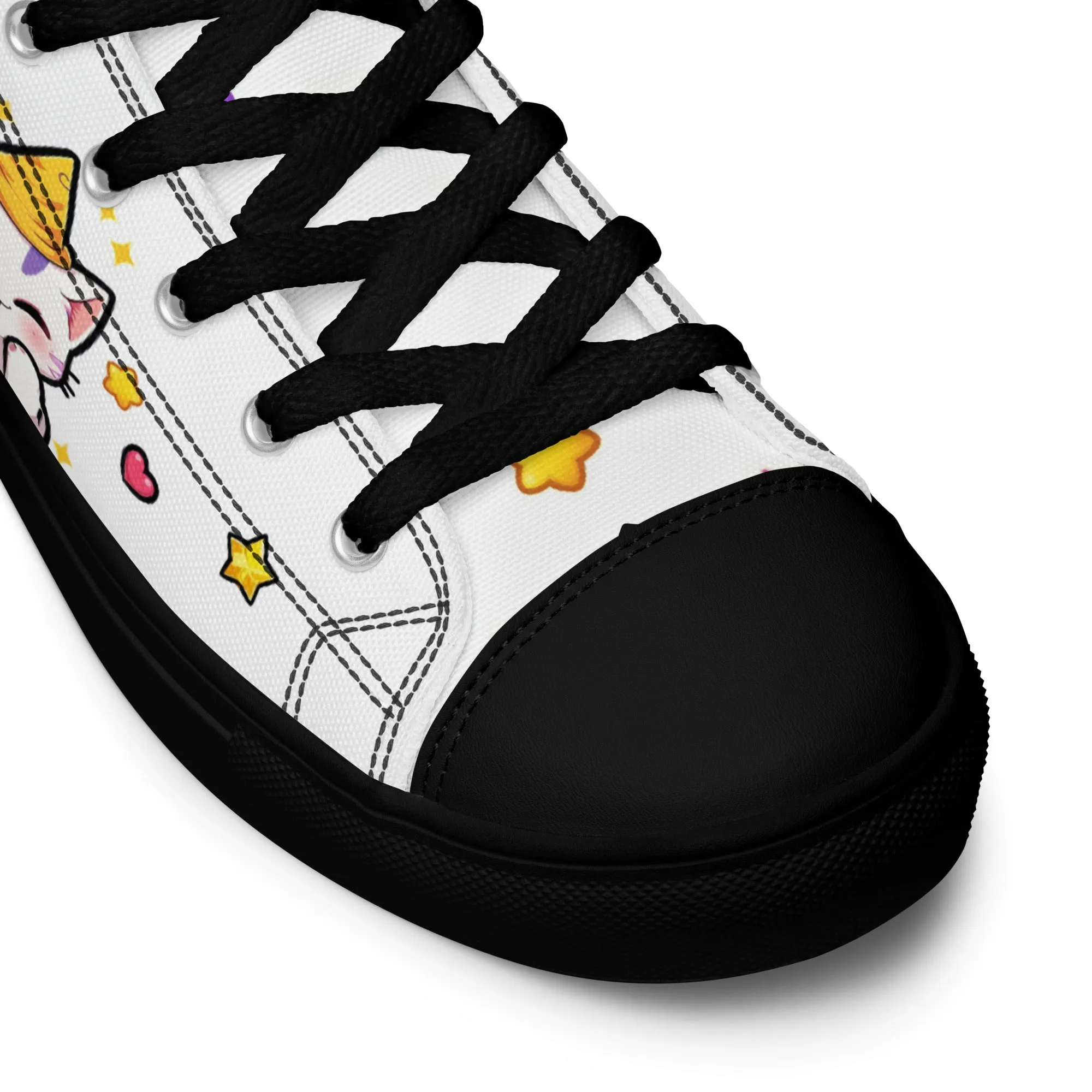 Unisex High top canvas shoes - Cute Cats