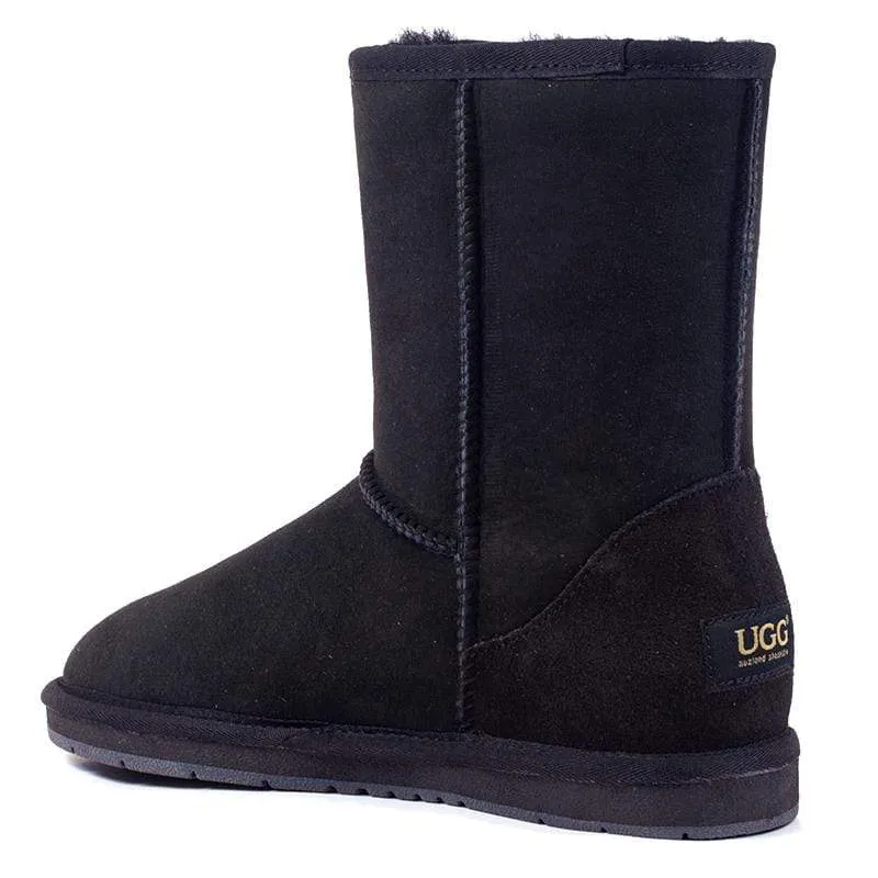 Unisex Premium Short Classic UGG Boots Water Resistant - Black