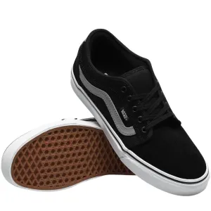 Vans Chukka Low Sidestripe Skate Shoes - Black/Gray/White