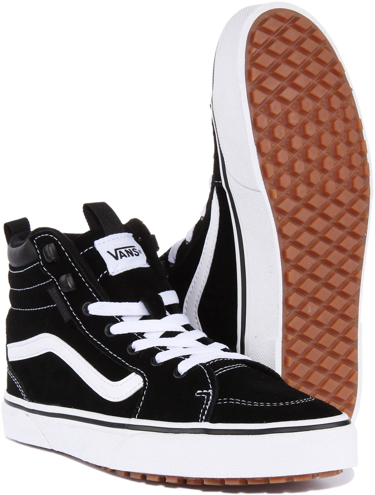 Vans Filmore Hi Vans In Black White For Youth