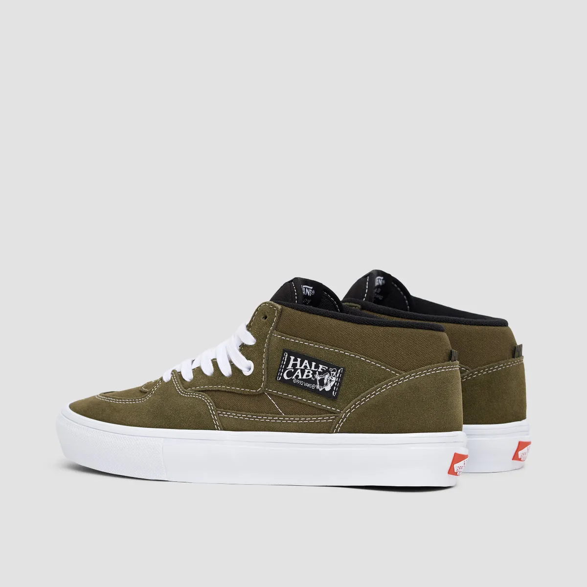 Vans Skate Half Cab Shoes - Dark Olive