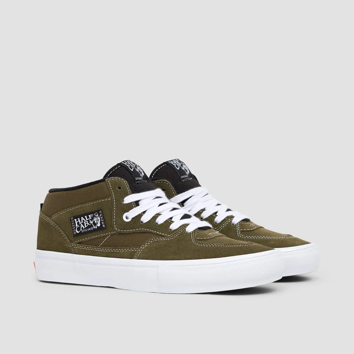 Vans Skate Half Cab Shoes - Dark Olive