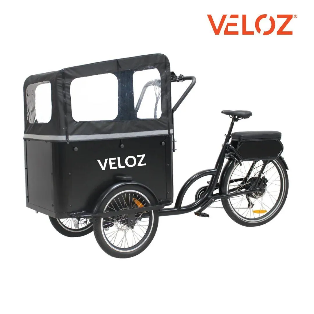 Veloz Electric Cargo Trike 500W Motor 200 Kilos weight load 6 Months Free Service